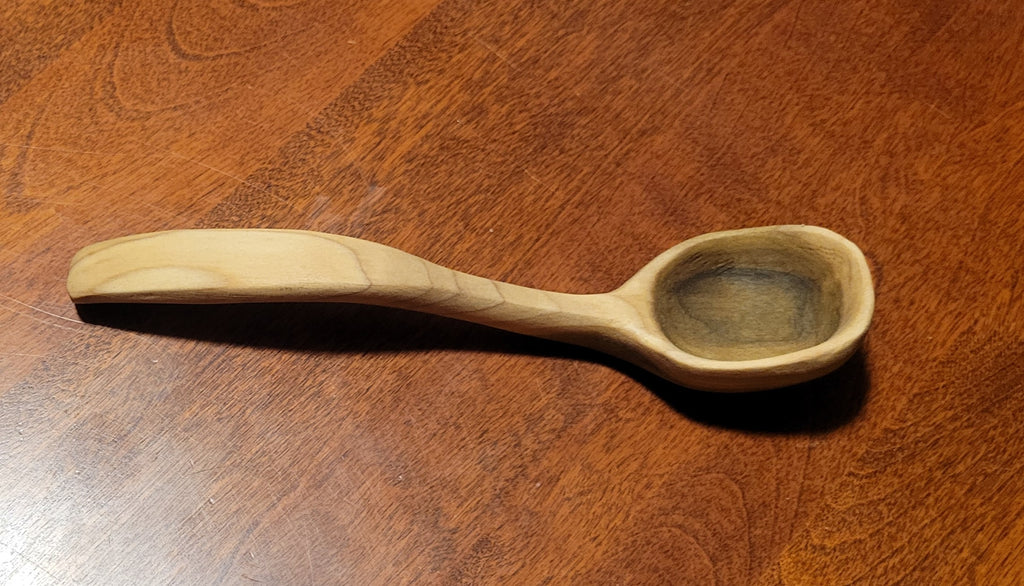 Small Ladle or Scoop Carved in Poplar