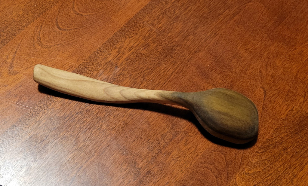 Small Ladle or Scoop Carved in Poplar