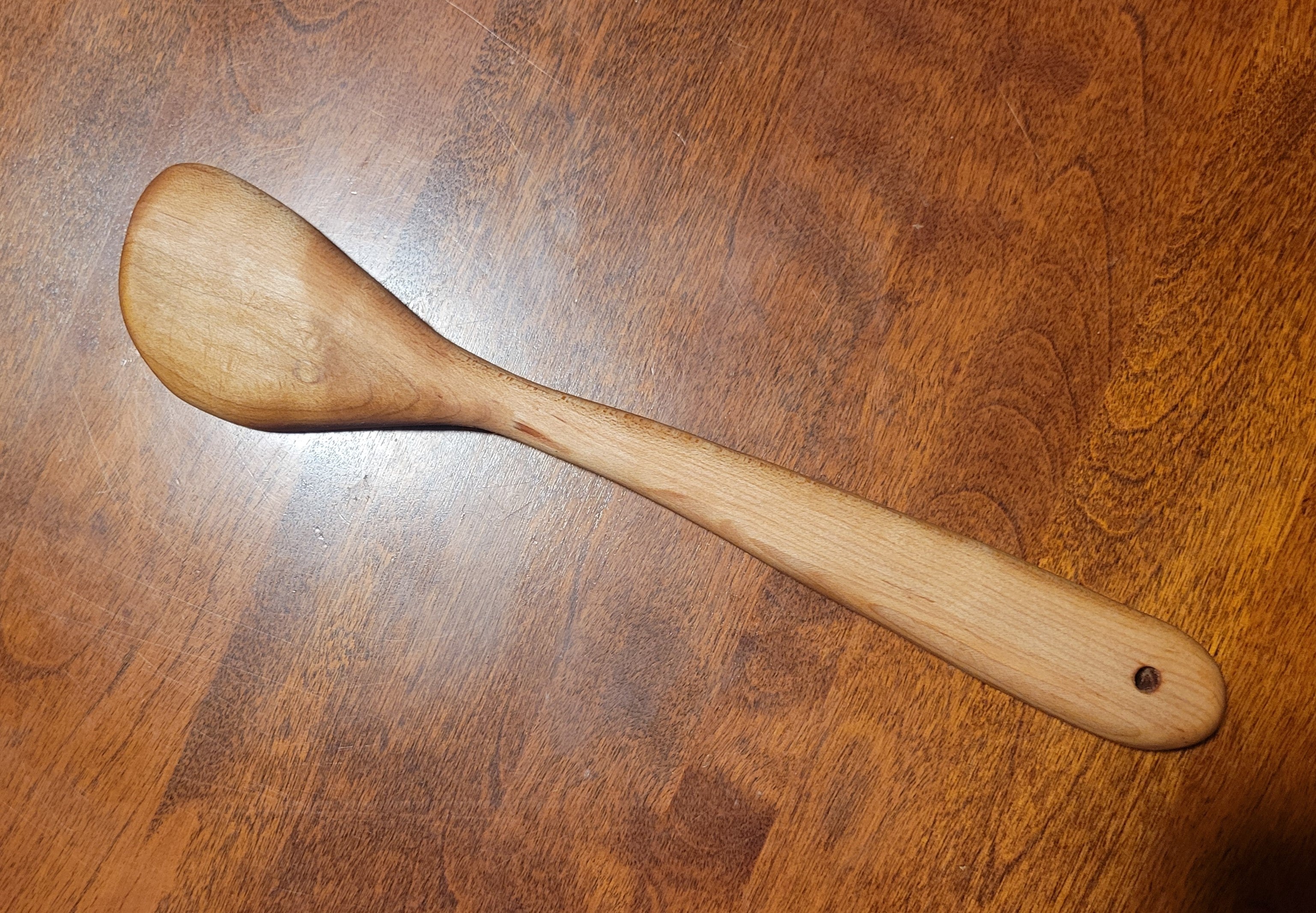 Maple Cooking Spoon Twelve Inches Spoon 1 of 3