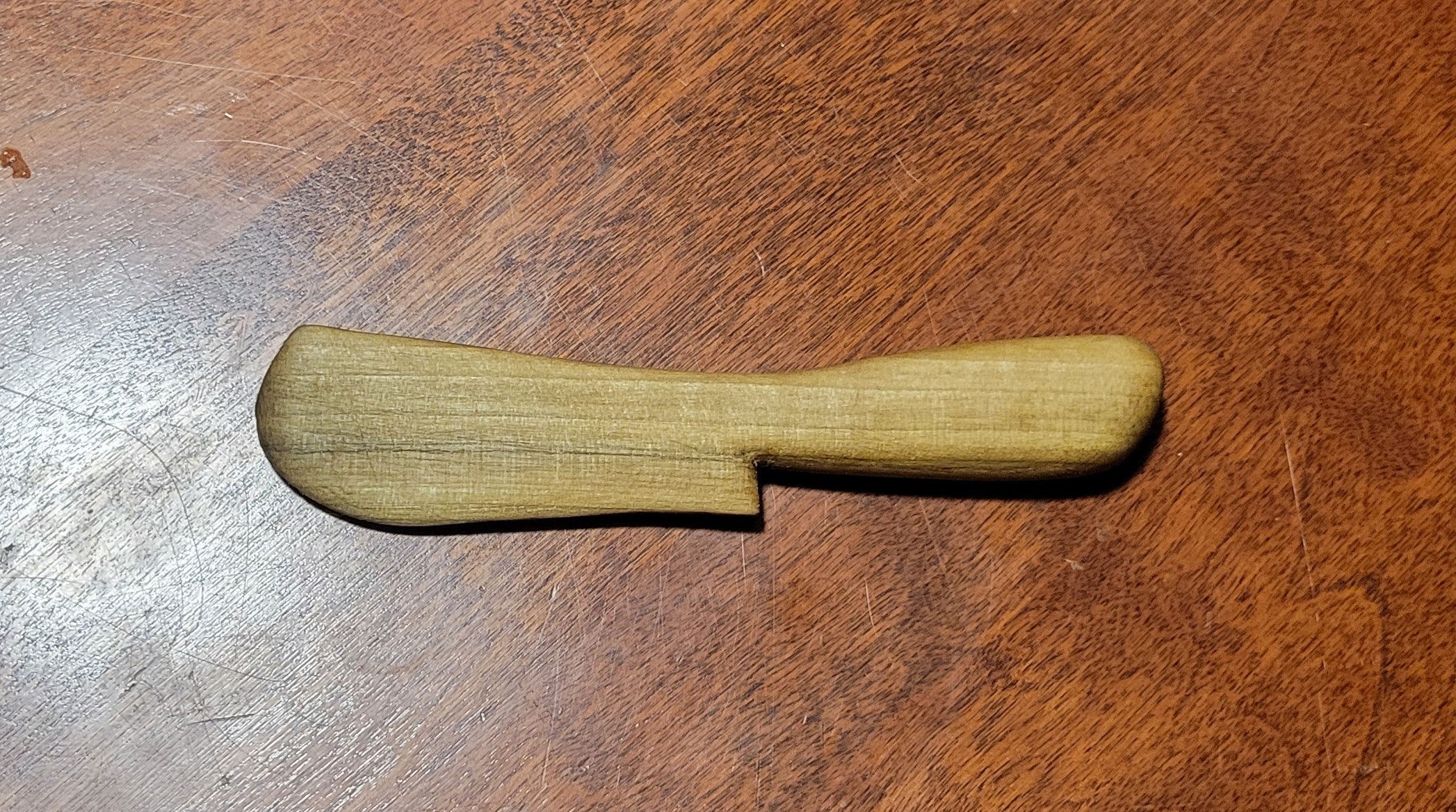 Hand Carved Poplar Spreader