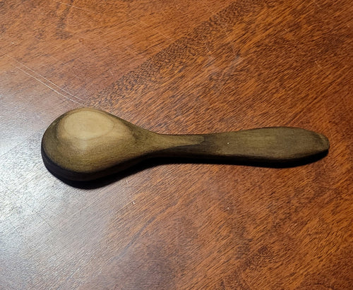 Deep Coffee or Tea Spoon Carved in Poplar