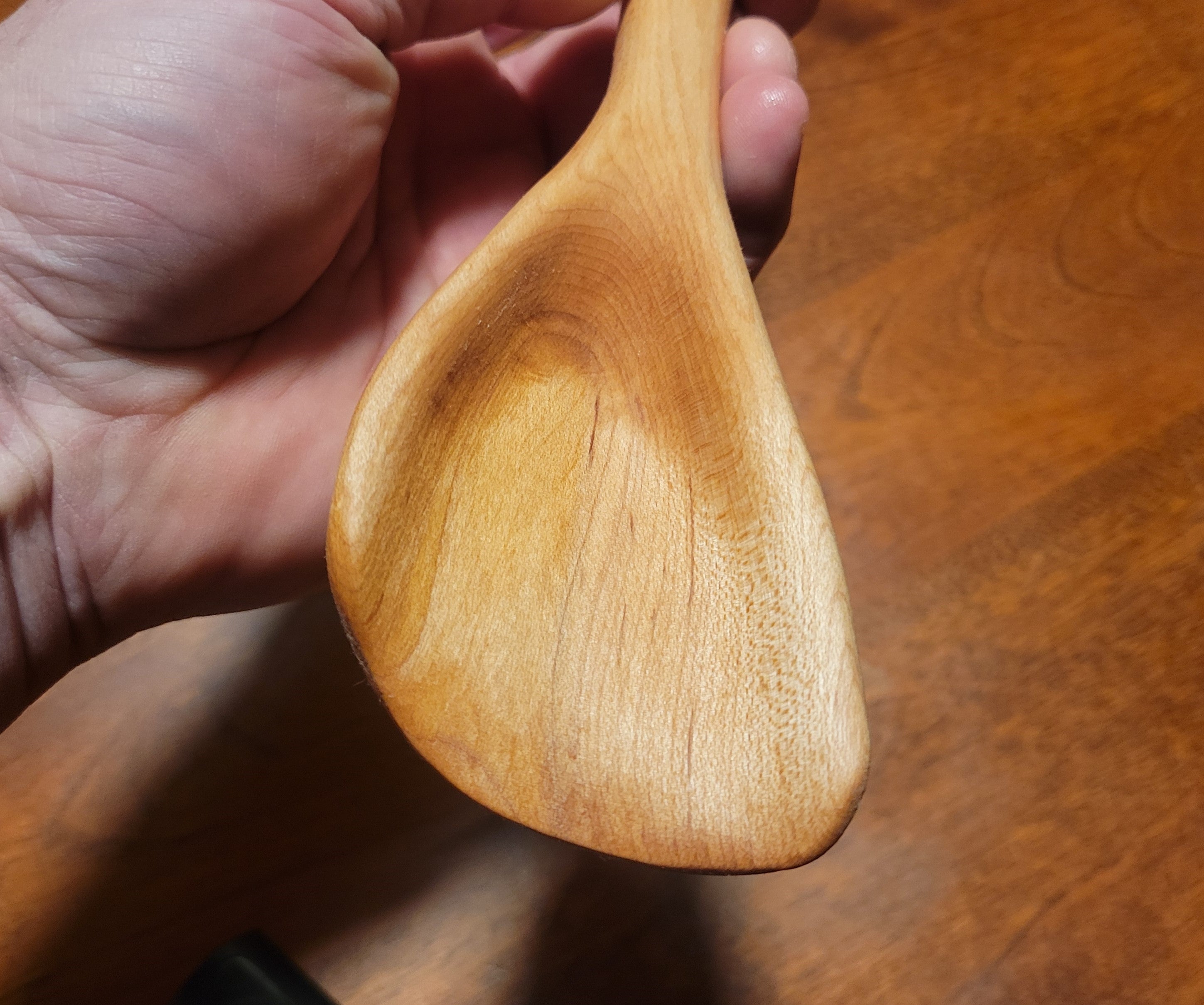 Maple Cooking Spoon Twelve Inches Spoon 1 of 3
