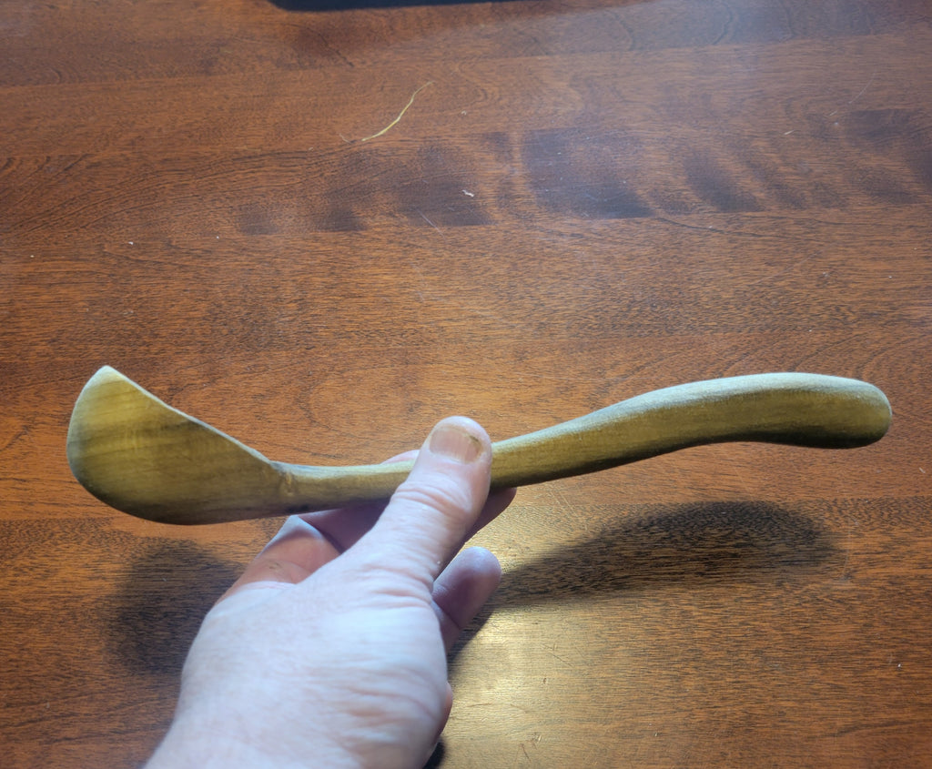 Small Ladle or Scoop Carved in Poplar
