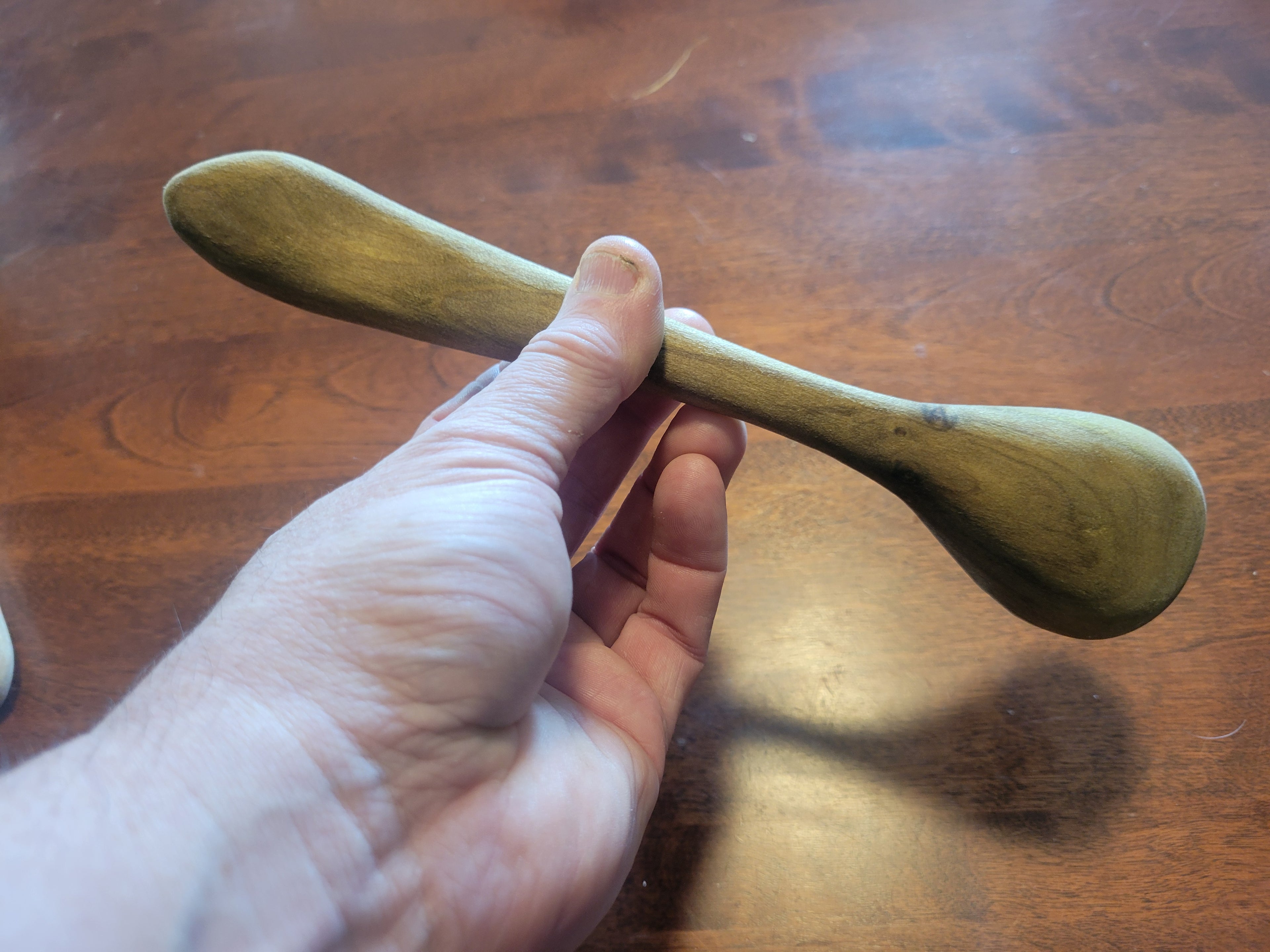 Small Ladle or Scoop Carved in Poplar