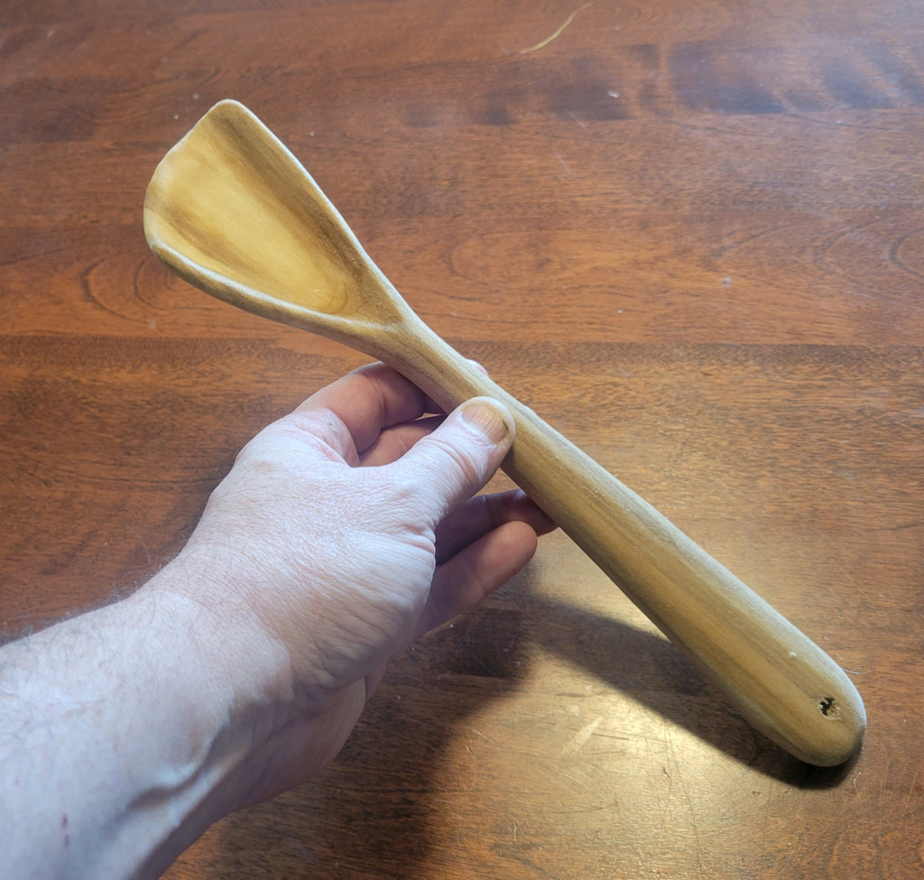 Poplar Cooking Spoon Twelve Inches