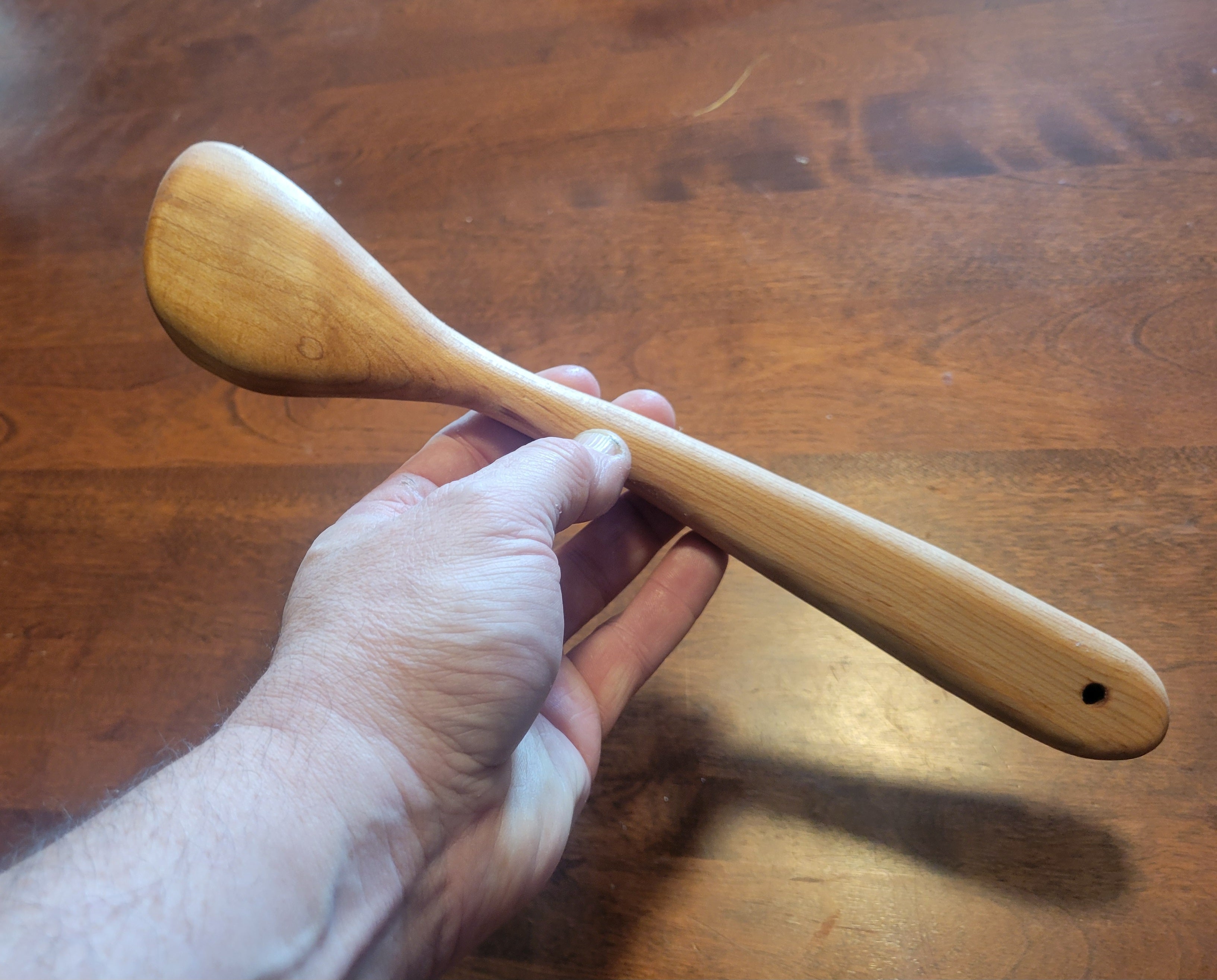 Maple Cooking Spoon Twelve Inches