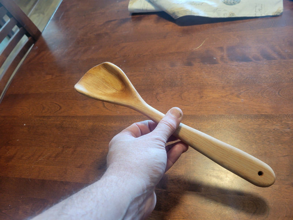 Maple Cooking Spoon Twelve Inches